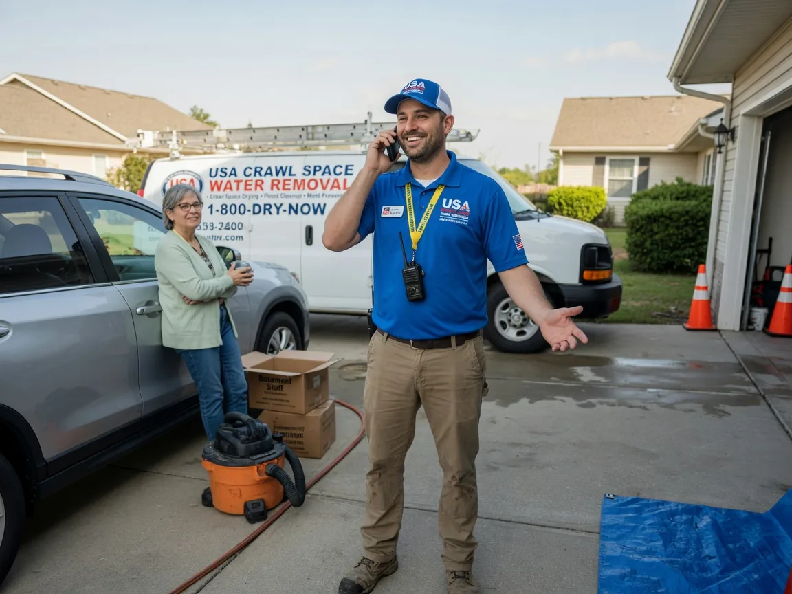 Crawl Space Water Removal Mowrystown, OH FAQs